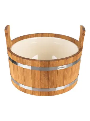 Шайка Woodson с пластиковой вставкой, 12 л., дуб Шайка Woodson с пластиковой вставкой, 12 л., дуб