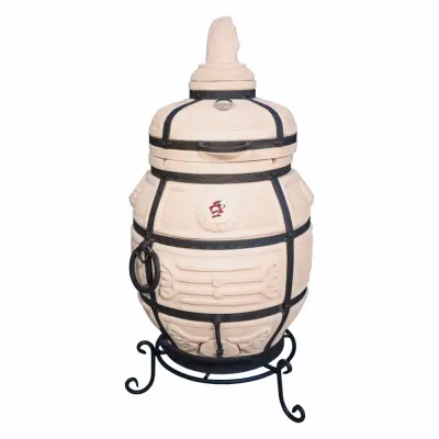 Тандыр Поручик с поворотной крышкой (в комплекте с подставкой) Тандыр Поручик с поворотной крышкой (в комплекте с подставкой)