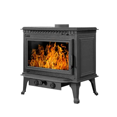 Фото Печь-камин Везувий РИЧ-15 "Антрацит" в магазине Woodson