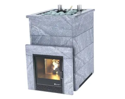 Фото Печь «Домна 45» К Талькохлорит в магазине Woodson