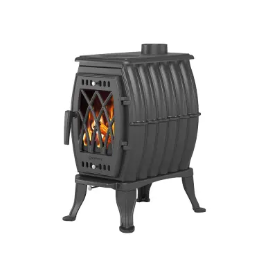Фото Печь-камин Везувий ВХ-09 "Антрацит" в магазине Woodson