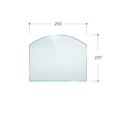 Стекло Везувий 280 (0,293*0,237) Арка