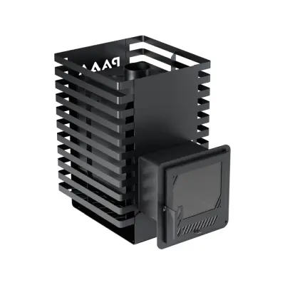 Фото Печь банная "РАДА ТЕРМА 2026" ОК 4мм 20M, дверца со стеклом в магазине Woodson