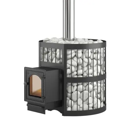 Фото Чугунная печь для бани ЭТНА 24 (ДТ-4С) в магазине Woodson