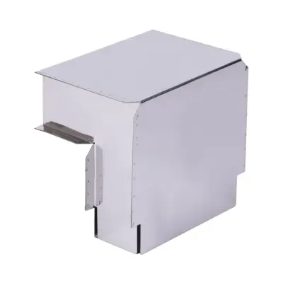 Угол КуБасту "Широкий" (вертикальный) — 90 гр — нерж 0,5 мм Угол КуБасту "Широкий" (вертикальный) — 90 гр — нерж 0,5 мм