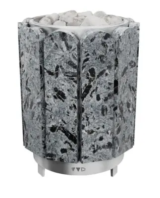 Фото Электропечь Премьера-15 кВт (серпентенит Бархат) в магазине Woodson