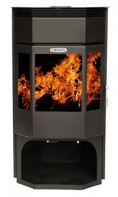 Фото Печь-камин стальная "Сибирь" 12 кВт в магазине Woodson Фото Печь-камин стальная "Сибирь" 12 кВт в магазине Woodson