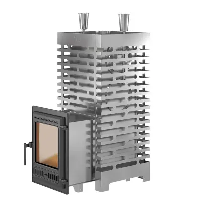 Фото Печь для бани ASTON 30 INOX (ИНОКС) (320) Long (Лонг) в магазине Woodson