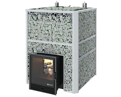 Фото Печь Изистим Ялта 80 К/2024 Хохлома в магазине Woodson