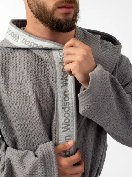 Халат вафельный Woodson, gray (54)