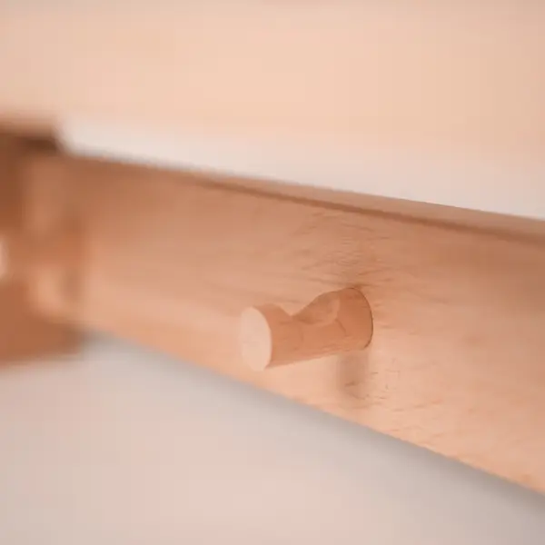 Полка для трав и веников Левада Д3, ольха, 2 отверстия