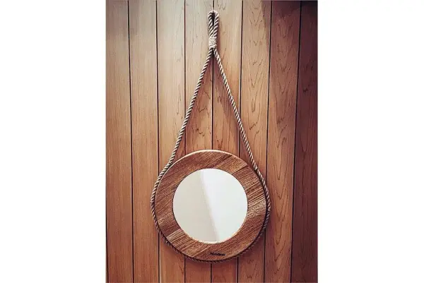 Зеркало для бани Woodson d38 дуб Зеркало для бани Woodson d38 дуб