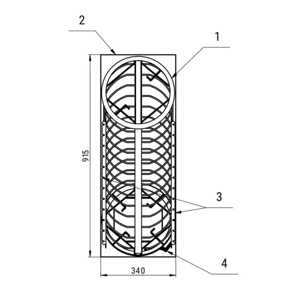 Фото Сетка-каменка натрубная складная 
