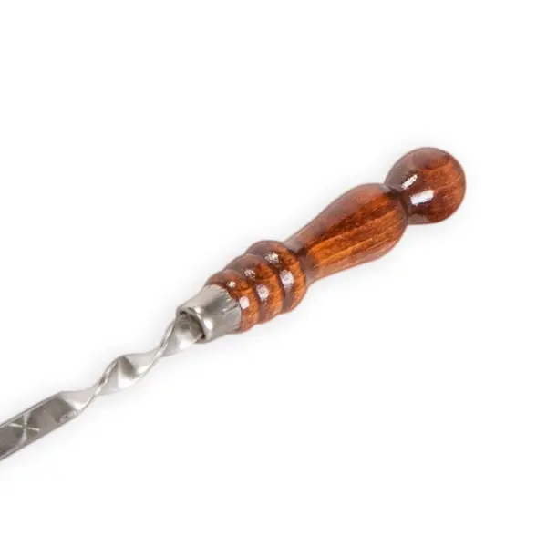 Шампур 3*12*450 деревянная ручка Шампур 3*12*450 деревянная ручка