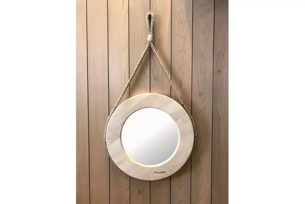 Зеркало для бани Woodson d38 ольха Зеркало для бани Woodson d38 ольха