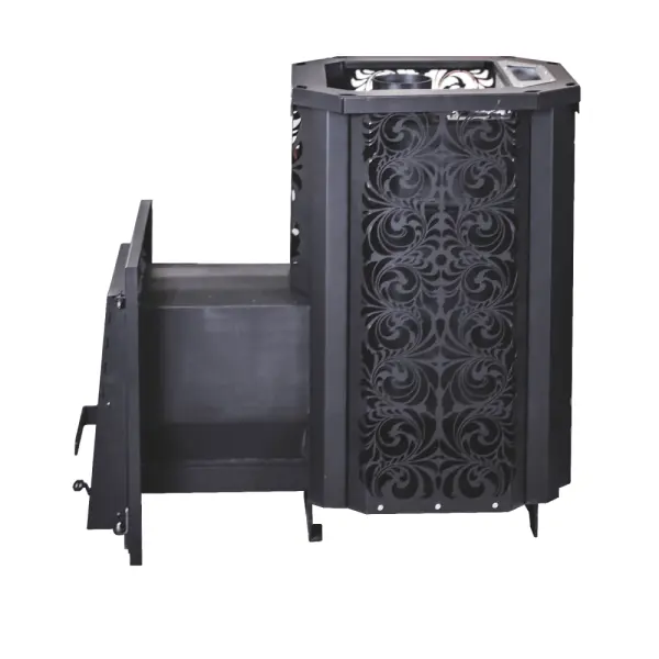 Фото Печь банная HARD 30L "Хохлома" Панорама в магазине Woodson