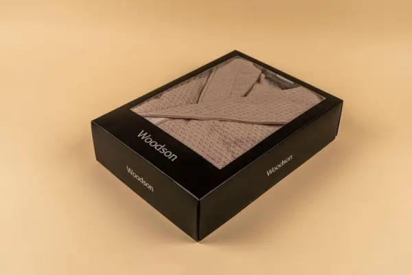 Халат вафельный Woodson, creamy (48) Халат вафельный Woodson, creamy (48)