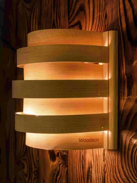 Абажур Woodson S3 прямой "Компакт", ольха Абажур Woodson S3 прямой "Компакт", ольха