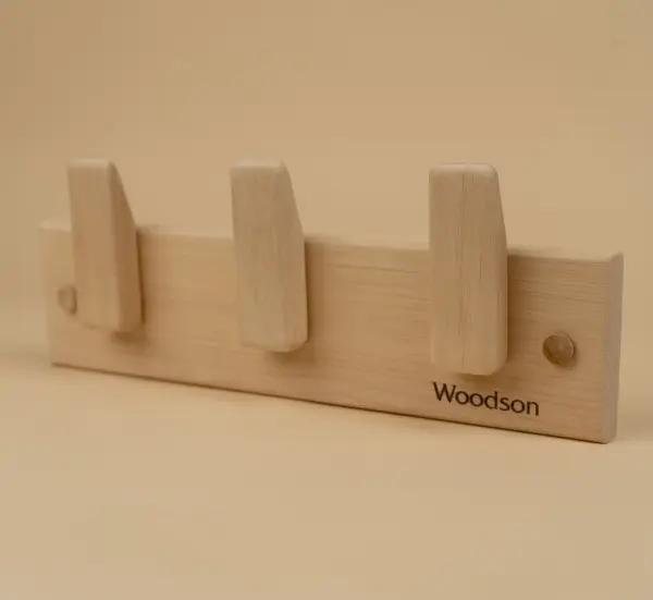 Вешалка Woodson D3, 3 крепления, липа