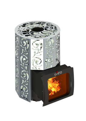 Фото Дровяная банная печь Grill`D Violet 500 Short Max Pro в магазине Woodson
