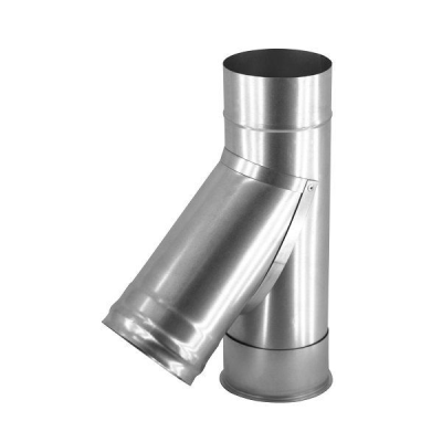 Фото Тройник — 250 — 45 — оцинковка  Фото Тройник — 250 — 45 — оцинковка