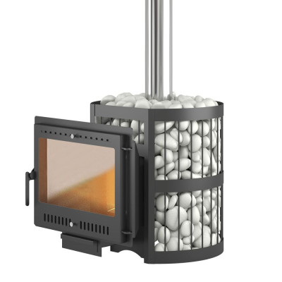 Фото Чугунная печь для бани ЭТНА Стандарт 18 (Панорама) "М" в магазине Woodson