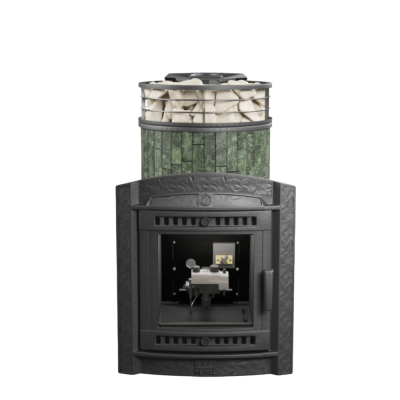 Фото Печь банная "Атмосфера L" Змеевик ламель+сетка с газовой горелкой в магазине Woodson