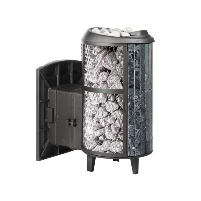 Фото Печь банная "Атмосфера L" комбинированная сетка-ламель "Пироксенит" в магазине Woodson