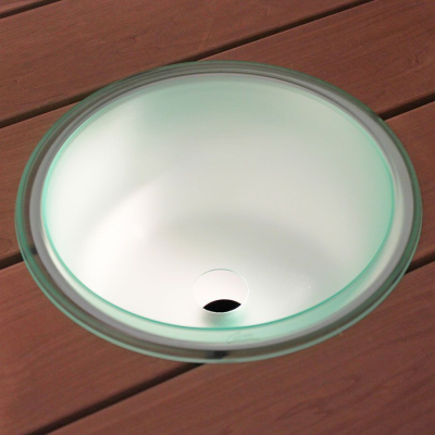 Шайка Cariitti Led, с водосливным отверстием