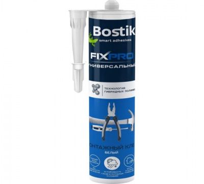 Клей монтажный Bostik FIXPRO гибрид белый. 290мл.