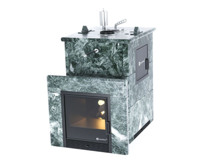 Фото Печь для русской бани Анапа М2 в полноценном кожухе (змеевик) в магазине Woodson