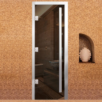 Дверь Хамам Престиж 60G Бронза 2000*700, L, БП, ВР