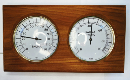 Термогигрометр ОЧКИ квадрат (термодревесина) TH-21Т