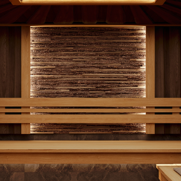 Панно "Рваное Дерево" Ольха с корой