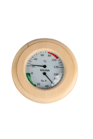 Термогигрометр круг (липа) TH-10L