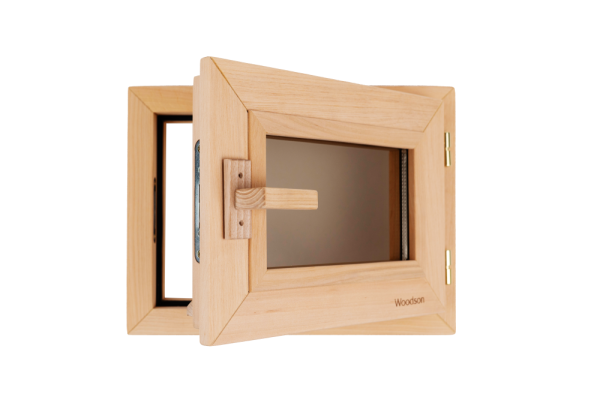 Окно Woodson 40*30, стекло бронза, ольха
