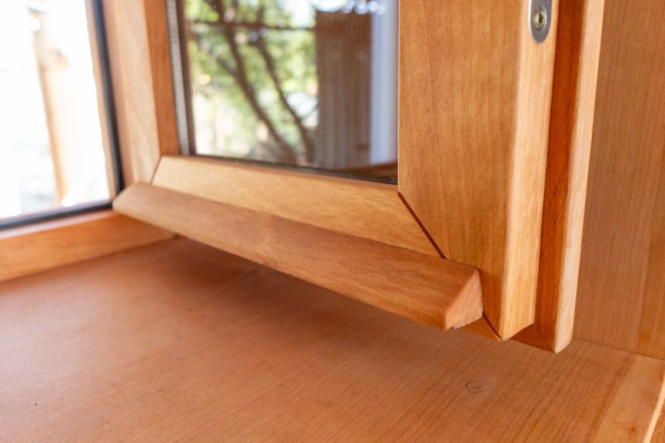 Окно Woodson 50*50, стекло бронза, ольха