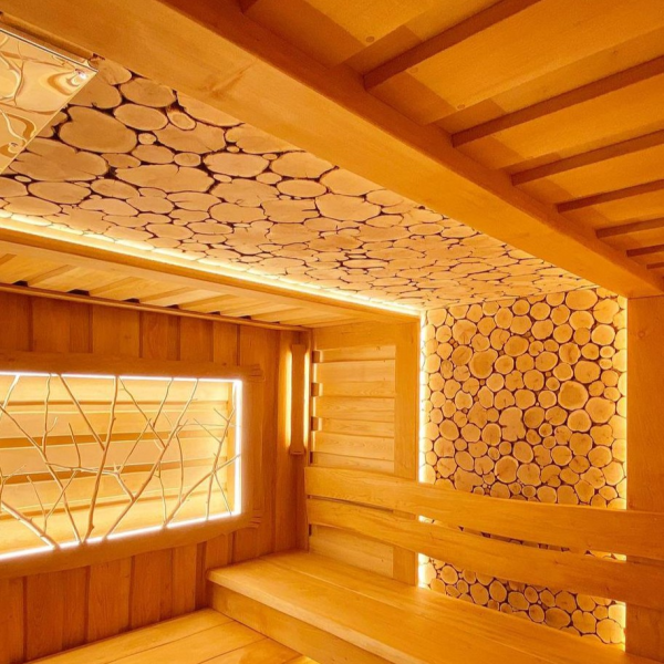 Панно "Можжевельник" с подсветкой, наличник Ольха, без светодиодной ленты Панно "Можжевельник" с подсветкой, наличник Ольха, без светодиодной ленты