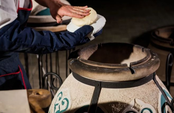 Набор для приготовления лепешек (рукавица, 2 подушки)