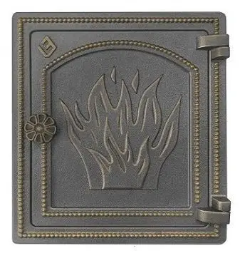 Дверка ВЕЗУВИЙ печная ДТ-4 (Бронза)