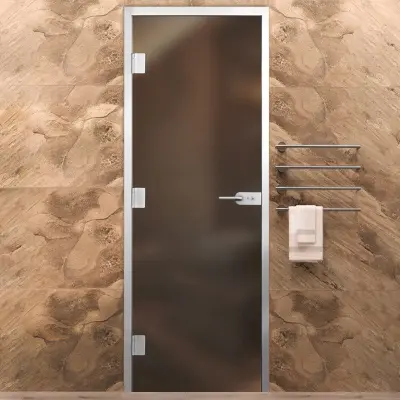 Дверь Хамам Элит бронза MATELUX 2000*700, R, WC замок