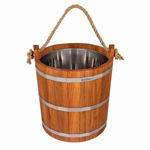 Запарник Woodson с нержавеющей вставкой, 20 л., дуб